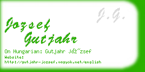 jozsef gutjahr business card